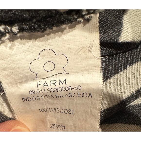 Farm Rio Graphic Fingers Crossed Dress Size Small Rare and Unique - Picture 6 of 6